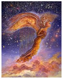 Come fly with us with your harp!